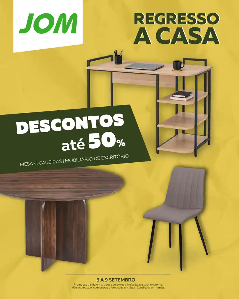 Regresso a casa JOM 3 a 9 de set